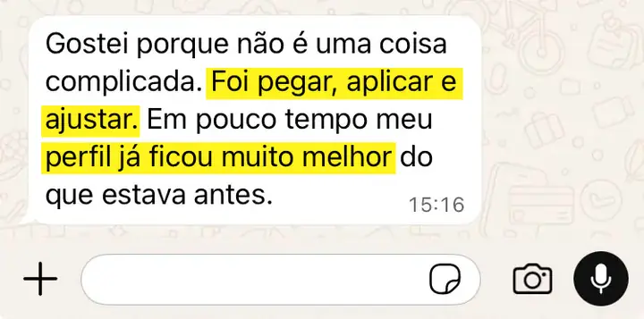 Depoimento 8 de aluna do Meu Negócio no Google