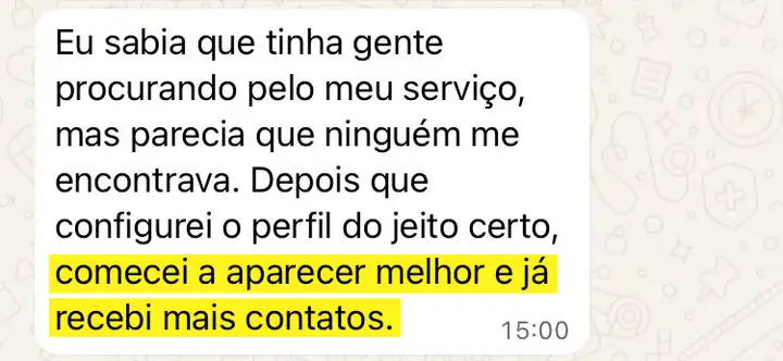 Depoimento 4 de aluna do Meu Negócio no Google
